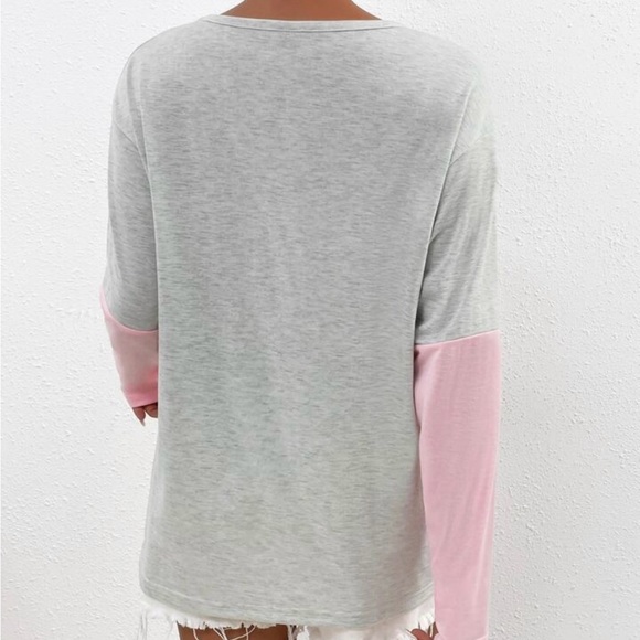 💙 Shein Animal Print Sequins Blouse - Picture 2 of 4